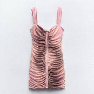 Short Printed Tulle Dress from Zara, NEW with tags. Sold out online!